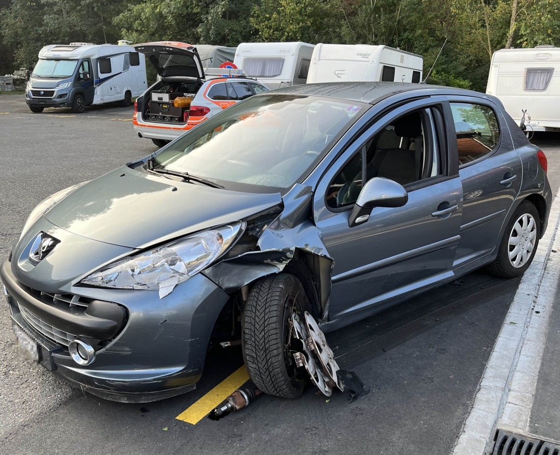 Selbstunfall Berneck